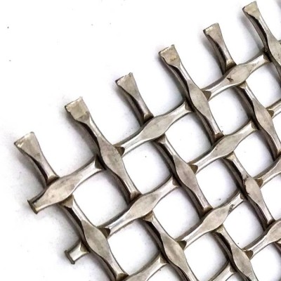 Lowest Price In The World Crimped Stainless Steel 304 Decorative Metal Mesh